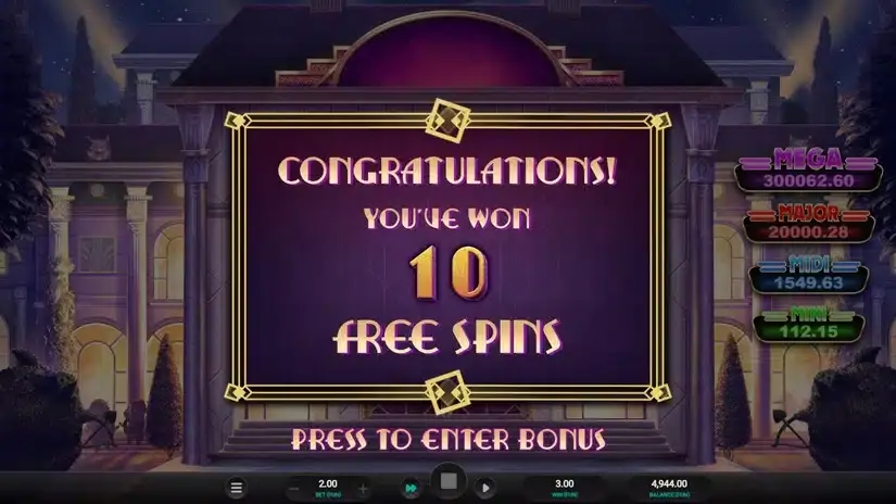 The Great Pigsby Megapays slot screenshot 5