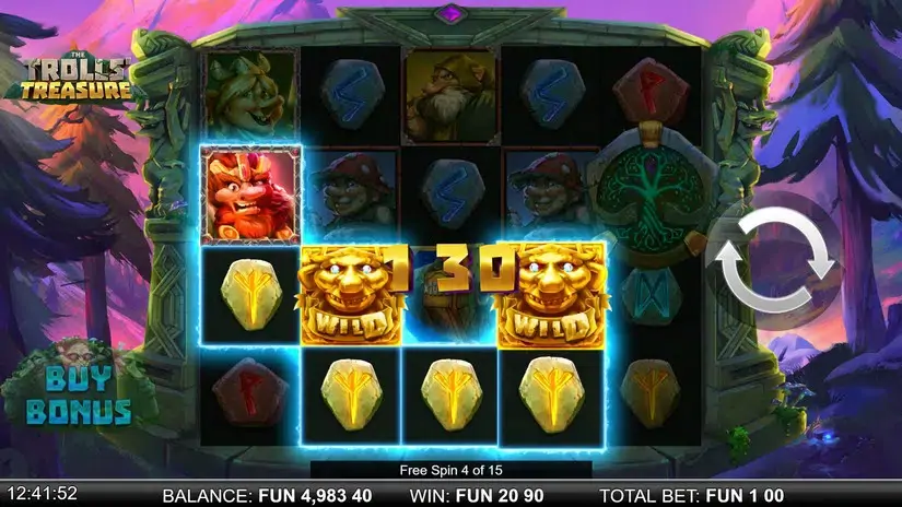 The Trolls’ Treasure slot screenshot 6