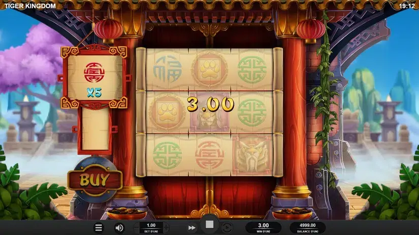Tiger Kingdom Infinity Reels slot screenshot 2