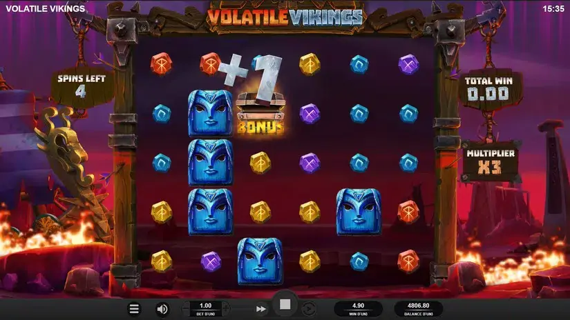 Volatile Vikings slot screenshot 5