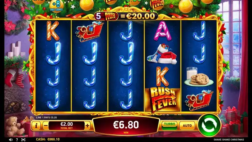Shake Shake Christmas slot screenshot 2
