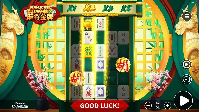 Mahjong Jinpai slot screenshot 4