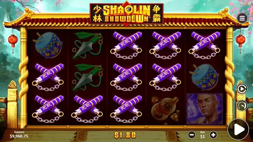 Shaolin Showdown slot screenshot 4