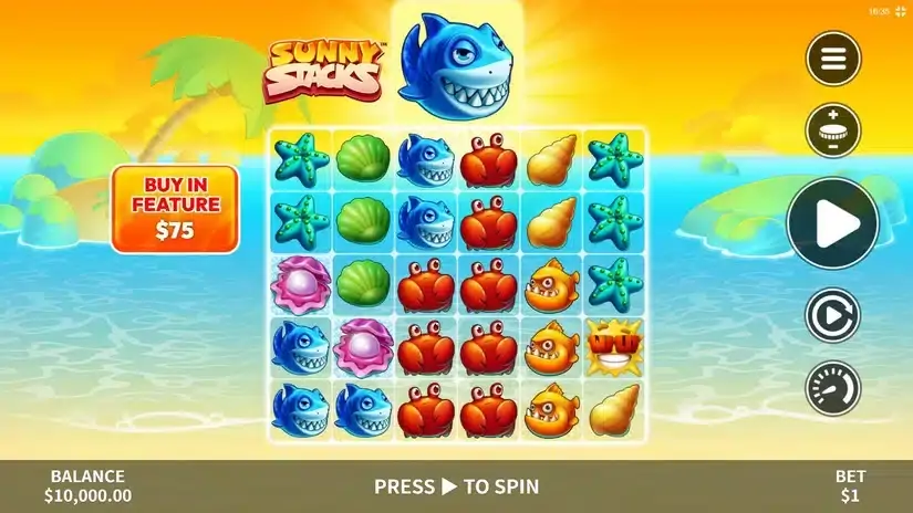 Sunny Stacks slot screenshot 1