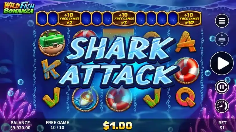 Wild Fish Bonanza slot screenshot 4