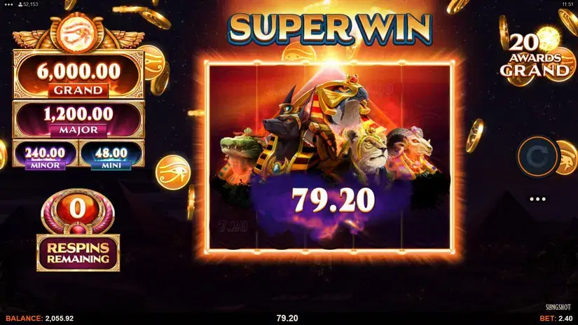 Links of Ra slot screenshot 4