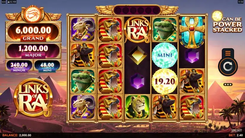 Links of Ra slot screenshot 1