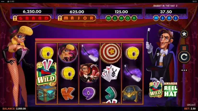 Rabbit in the Hat 2 slot screenshot 1