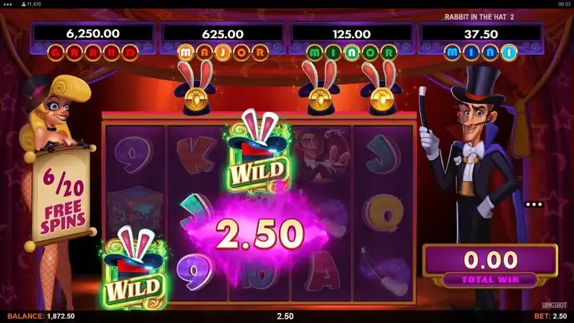 Rabbit in the Hat 2 slot screenshot 4