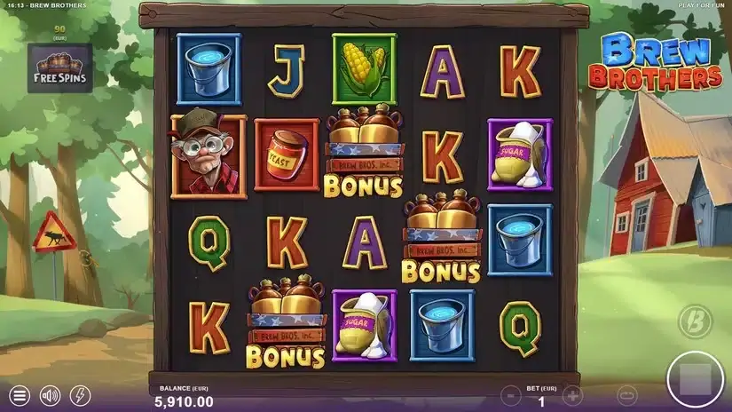 Brew Brothers slot screenshot 2