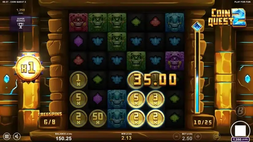 Coin Quest 2 slot screenshot 8