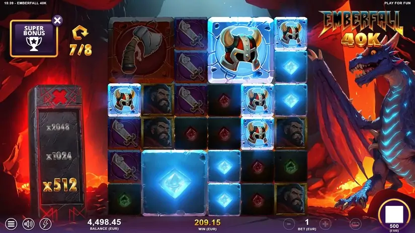 Emberfall 40K slot screenshot 6