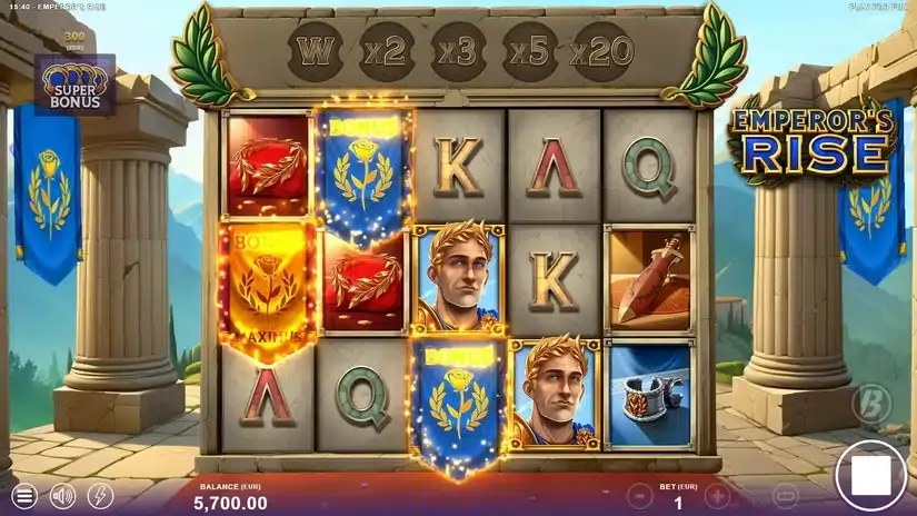 Emperor’s Rise slot screenshot 2