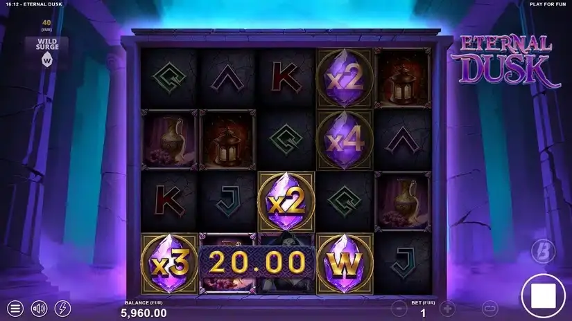 Eternal Dusk slot screenshot 2