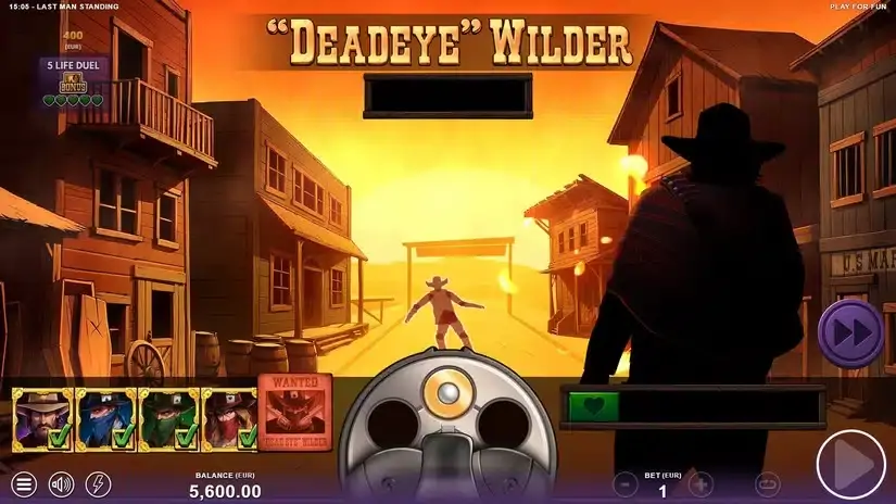 Last Man Standing slot screenshot 4