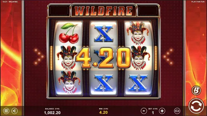 Wildfire slot screenshot 2
