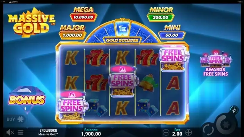 Massive Gold slot screenshot 2
