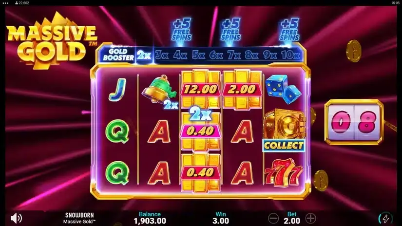 Massive Gold slot screenshot 4