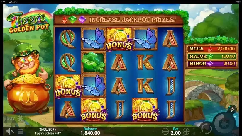 Tippy’s Golden Pot slot screenshot 2