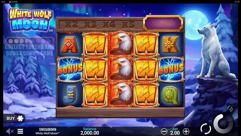 White Wolf Moon slot screenshot 1
