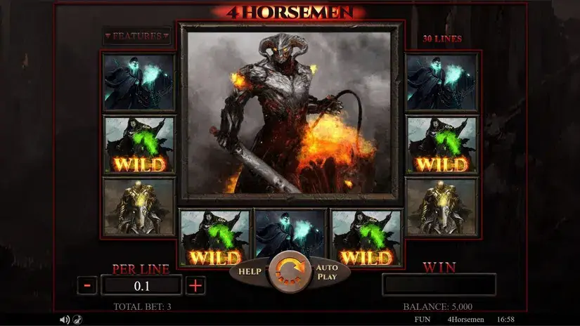 4 Horsemen slot screenshot 1