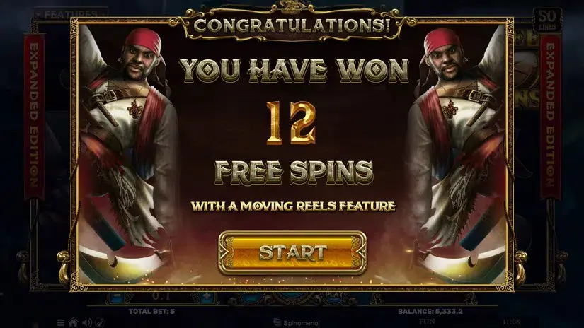 Age Of Pirates Expanded Edition slot screenshot 4