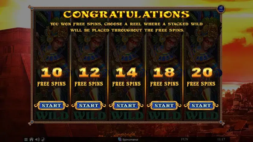 Aztec Spell 10 Lines slot screenshot 3