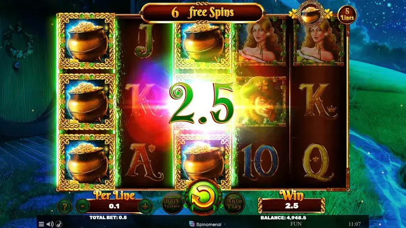 Book Of Clovers Reloaded slot screenshot 5