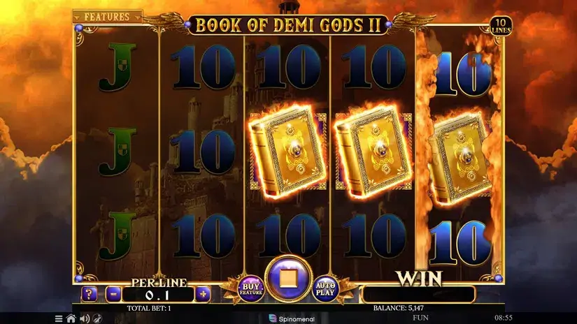Book Of Demi Gods II slot screenshot 3