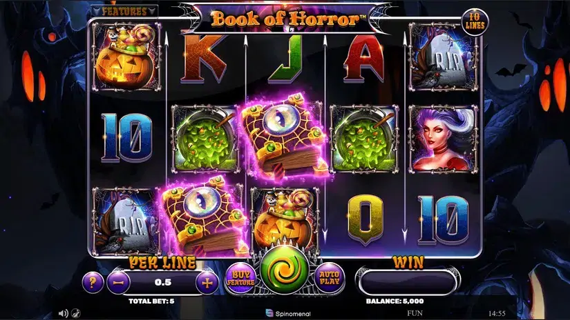 Book of Horror slot screenshot 1