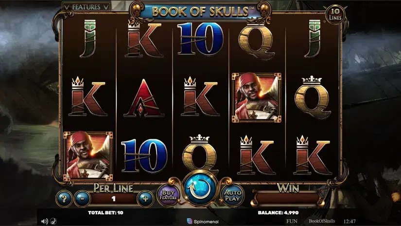 Book of Skulls slot screenshot 1