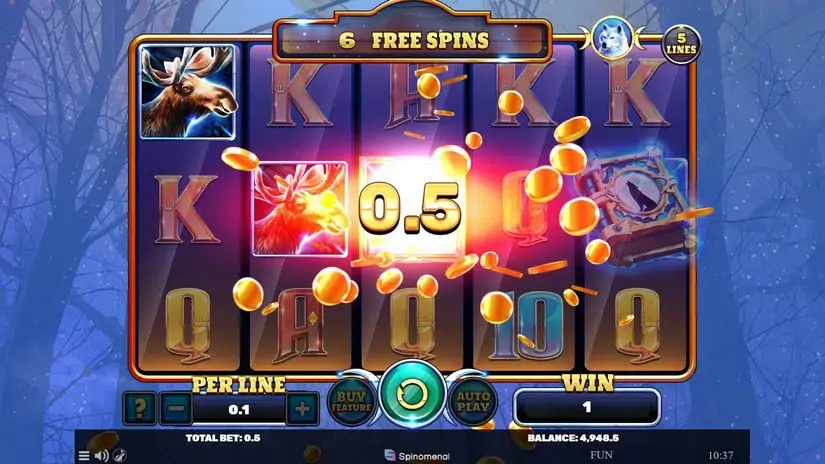 Book Of Wolves – Full Moon slot screenshot 5