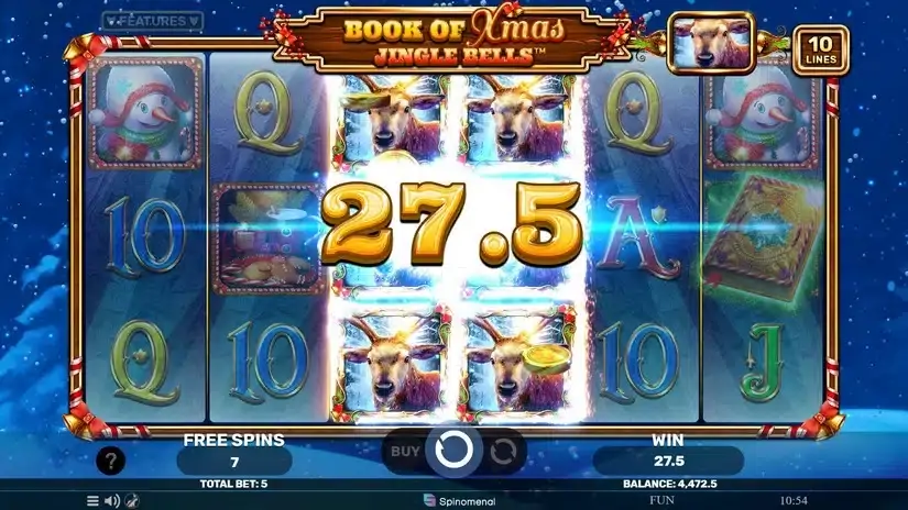 Book of Xmas Jingle Bells slot screenshot 3