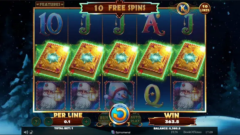 Book Of Xmas slot screenshot 2