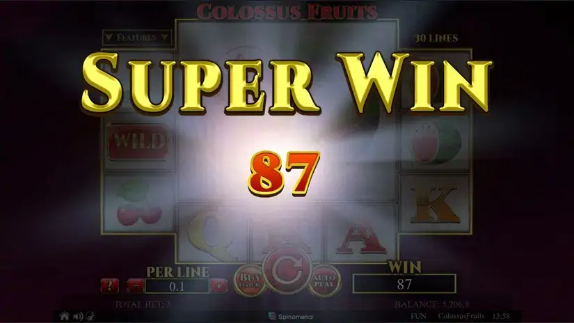 Colossus Fruits slot screenshot 6