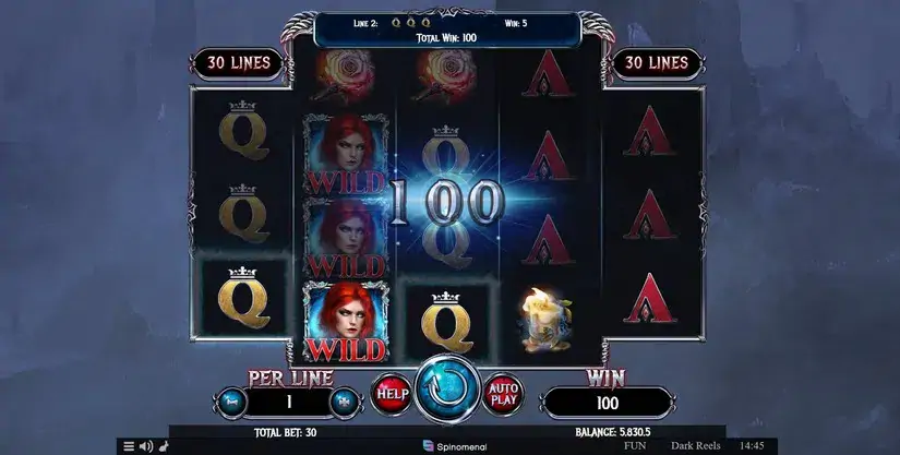 Dark Reels slot screenshot 6