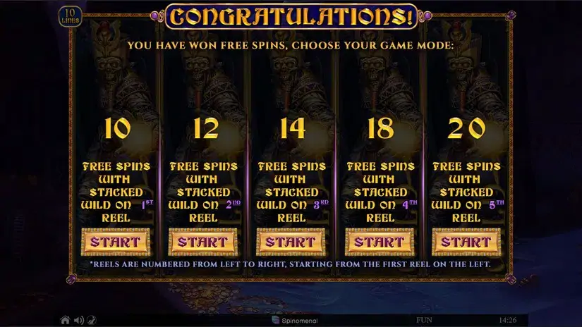 Egyptian Rebirth II slot screenshot 4
