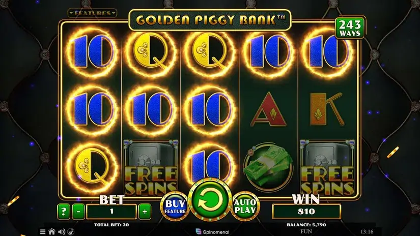 Golden Piggy Bank slot screenshot 2
