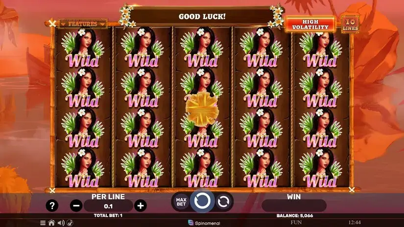 Hawaiian Bliss slot screenshot 4