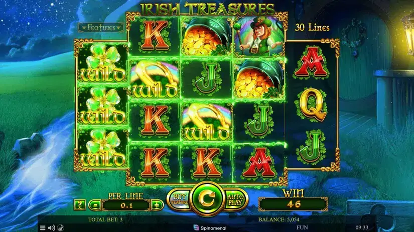 Irish Treasures slot screenshot 3