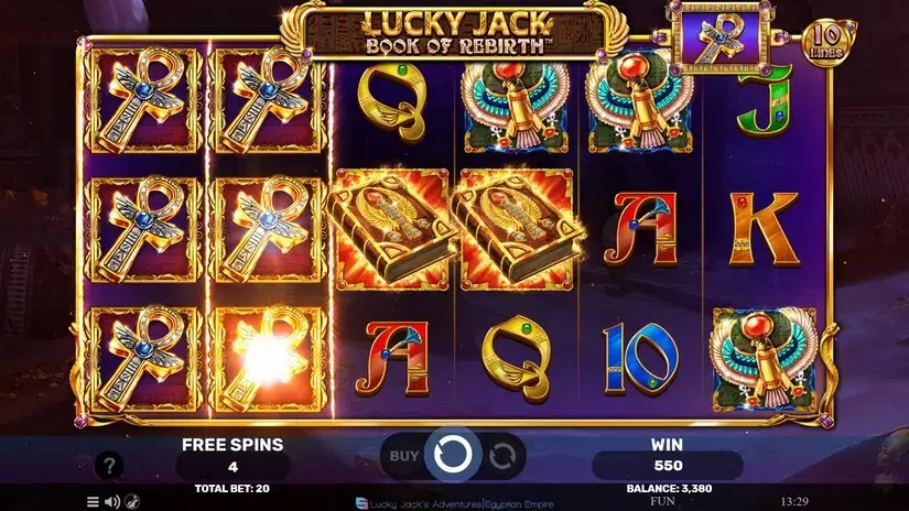 Lucky Jack – Book Of Rebirth slot screenshot 5