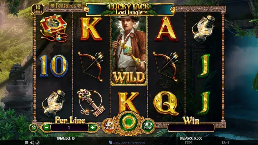 Lucky Jack Lost Jungle slot screenshot 1