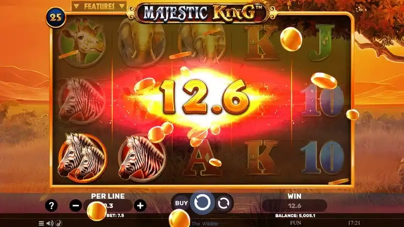 Majestic King slot screenshot 2