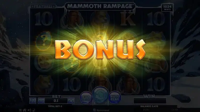 Mammoth Rampage slot screenshot 4