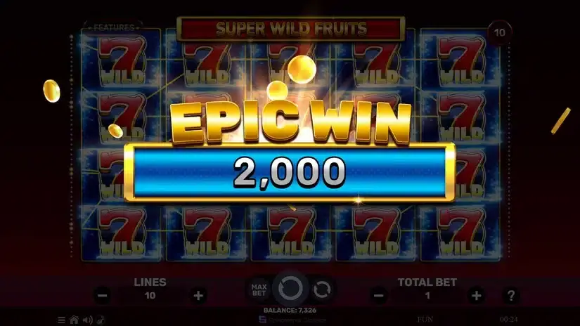 Super Wild Fruits slot screenshot 4