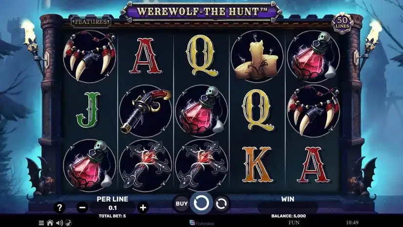 Werewolf – The Hunt slot screenshot 