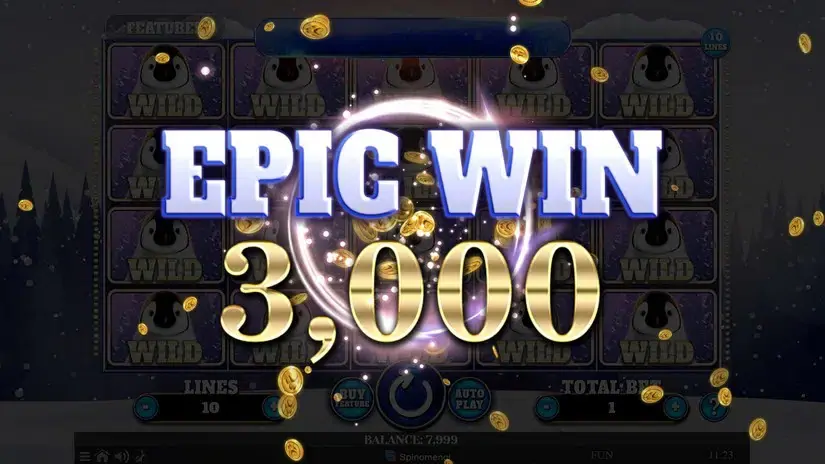 Wild Penguin slot screenshot 8