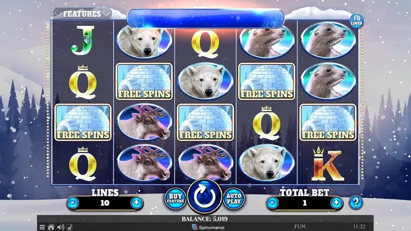 Wild Penguin slot screenshot 4
