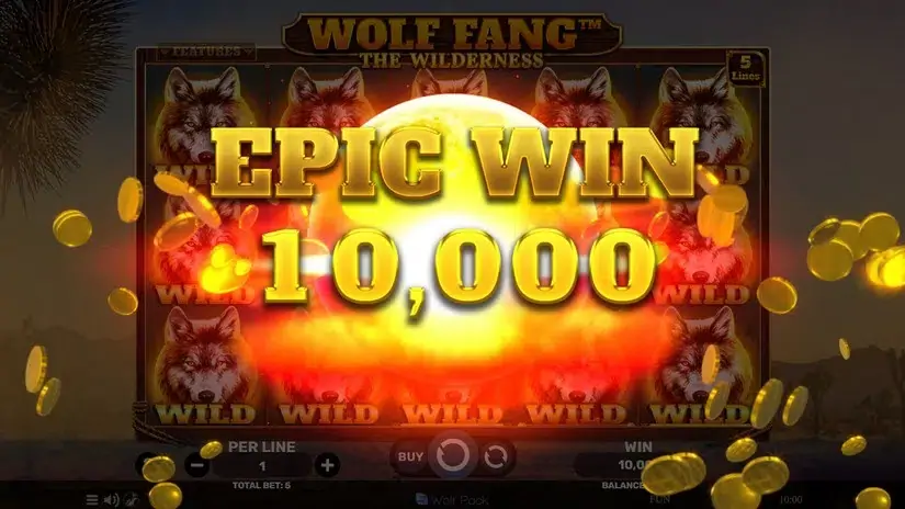Wolf Fang The Wilderness slot screenshot 6