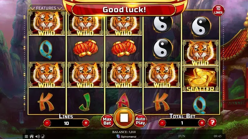 Year of the Tiger slot screenshot 2